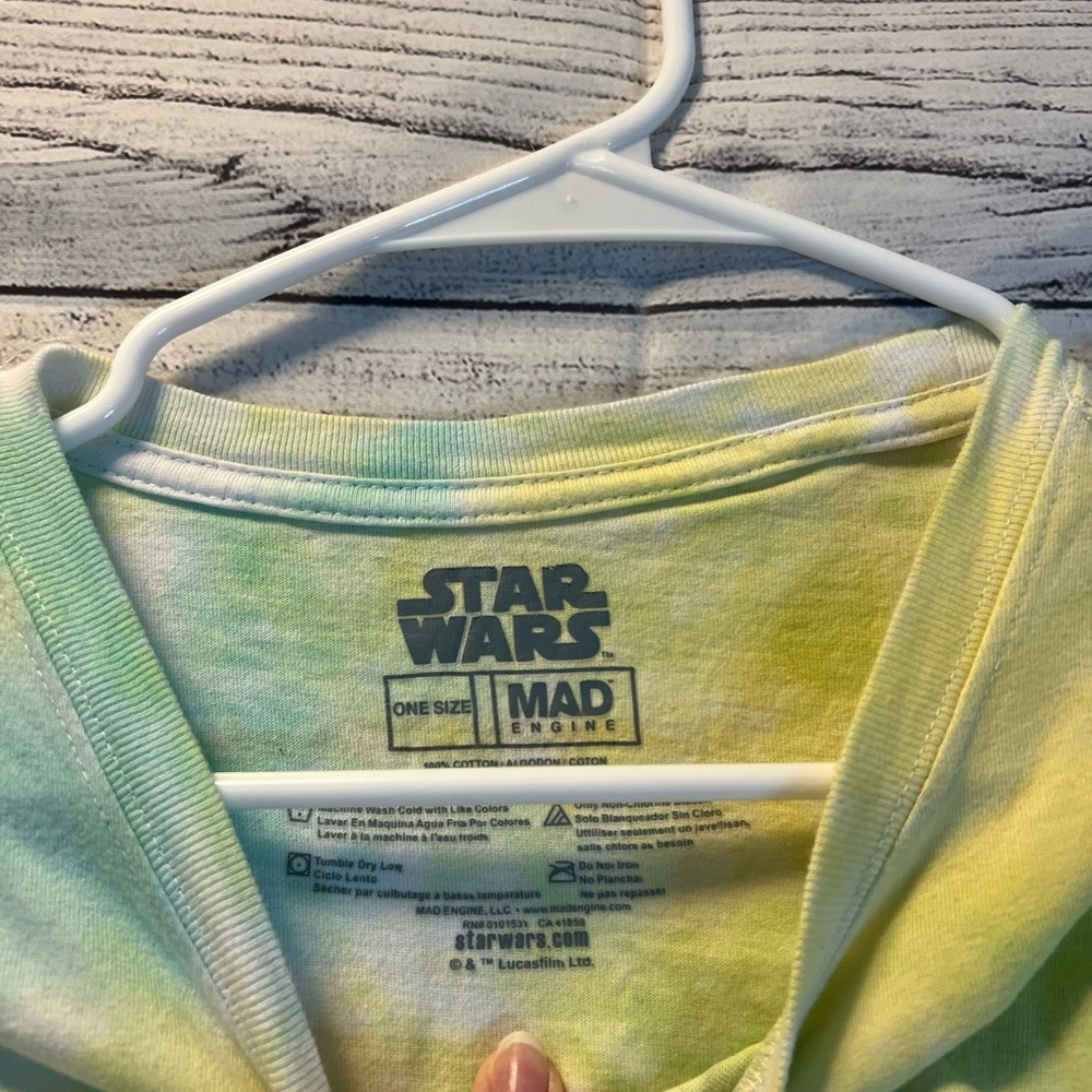 Star Wars Baby Yoda tie dye tee - Picture 3 of 5
